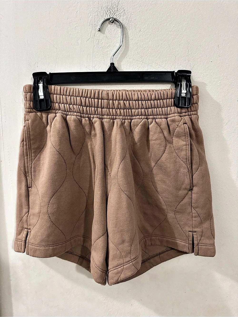 Abercrombie & Fitch Soft A&F Collection Quilted High Waist Shorts, size XXS